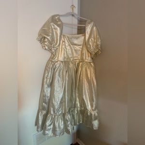 Ivy City Co. Coco dress in gold